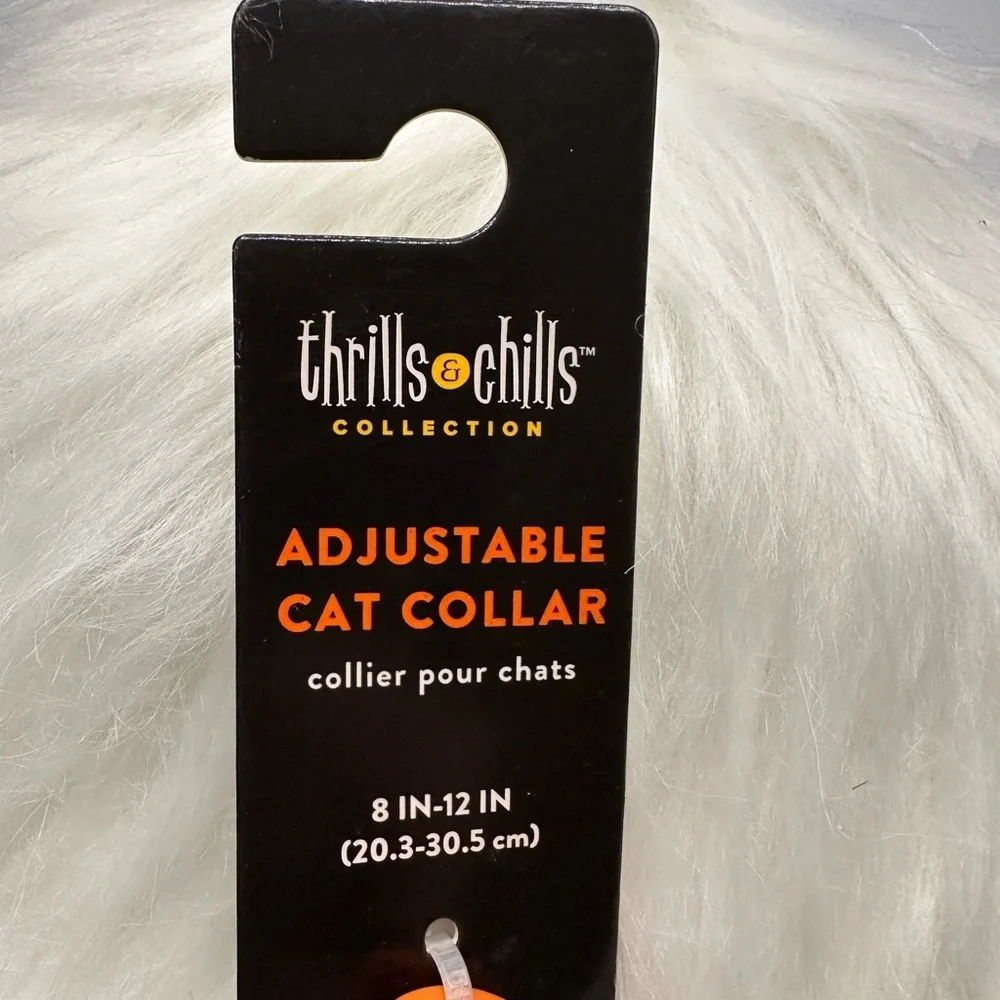 🩷5/$10 Halloween Cat Collar - Orange and Black